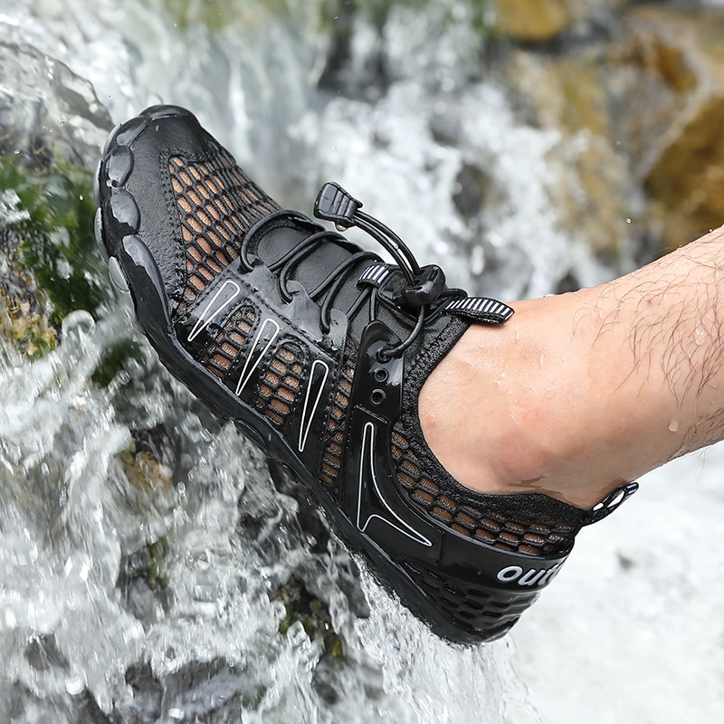 Men Water Shoes Upstream Sneakers Outdoor Hiking Fishing Aqua Beach ...